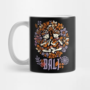 tshirt mug, sticker, print of Bali Ukulele Kids Mug